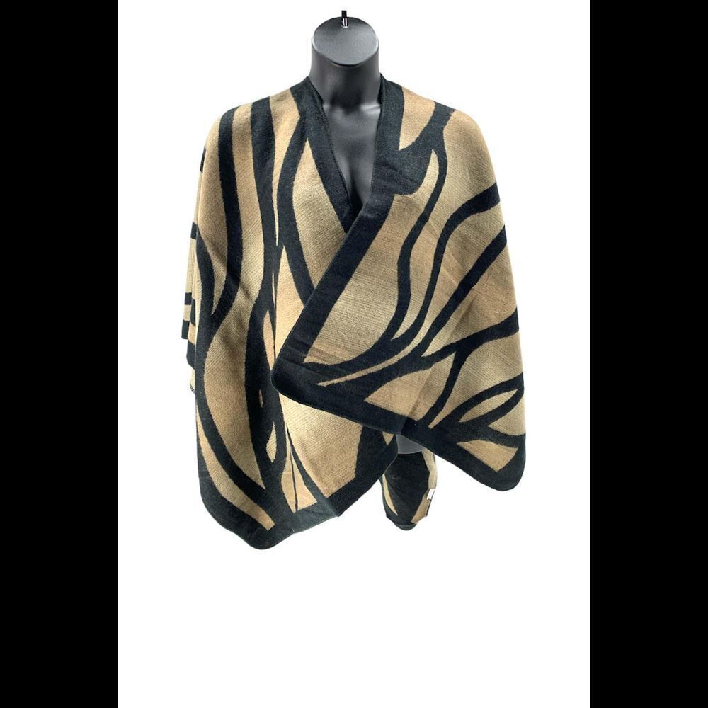 Glitzhome Uptown Downtown Poncho Shawl Fashion Wrap